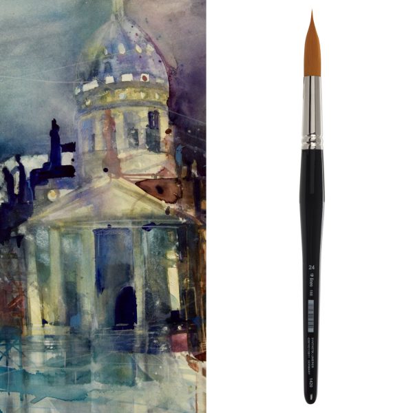 lineo brush makers - Edition Elke Memmler; Liner Brush; Sharp watercolor brush for Plein Air painting.