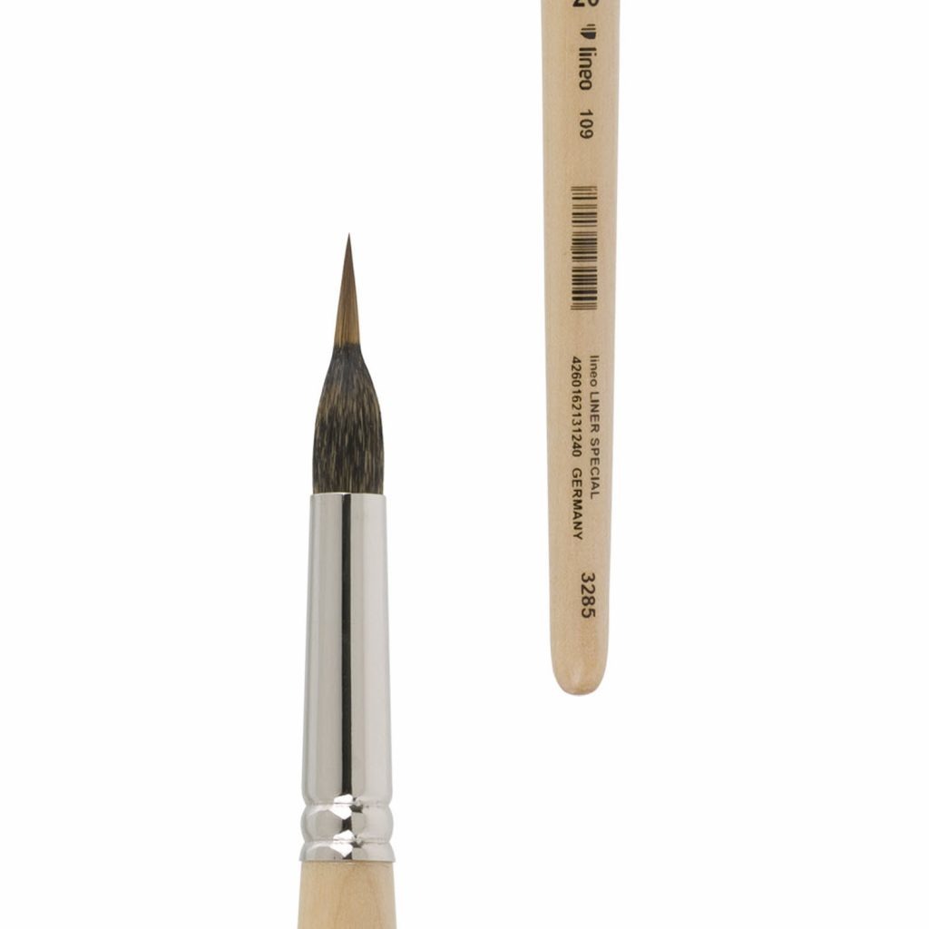 Watercolor "Liner" Brush, sharp Squirrel & Kolinsky lineo1911