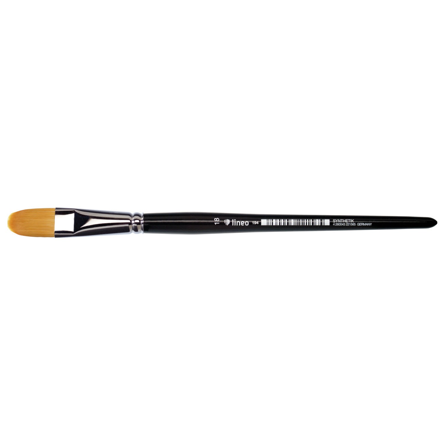 Escoda 1510 Optimo Perla Series Cat Tongue Watercolor Brush ,white Toray  Synthetic, Filbert, Grey