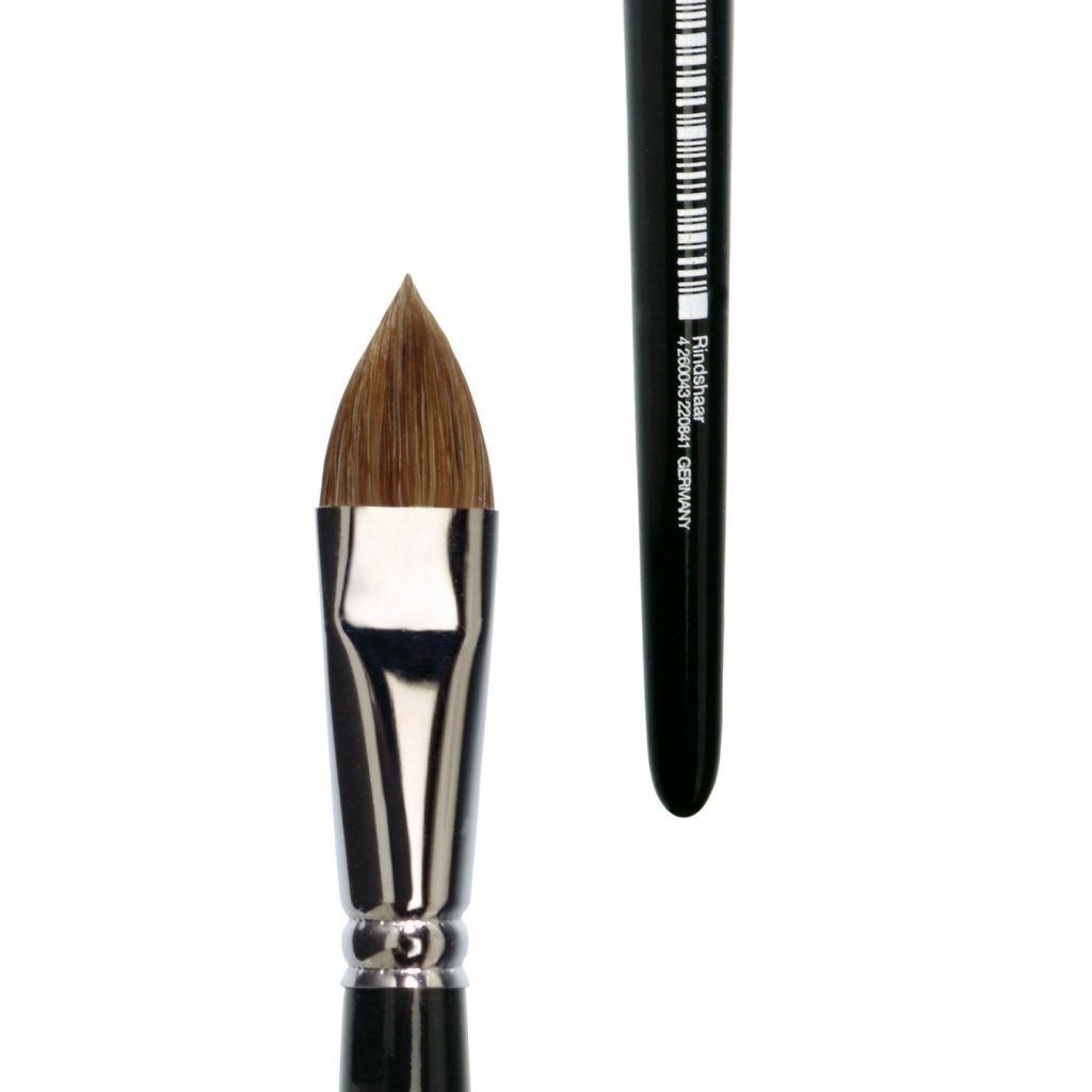 Watercolor Brush, filbert Ox Hair lineo1911 Artist Brushes