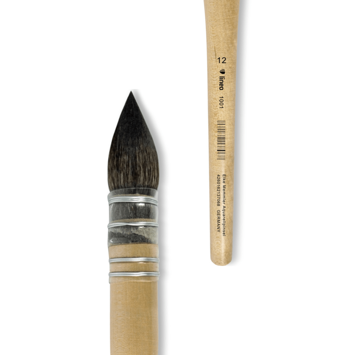 Watercolor Brush, filbert - Ox Hair - lineo1911 Artist Brushes