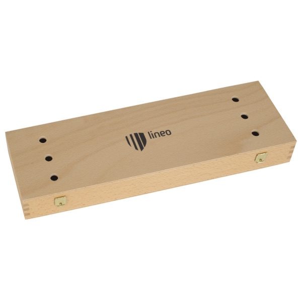 lineo Pinselbox aus Holz. Für Transport und Lagerung von Pinseln